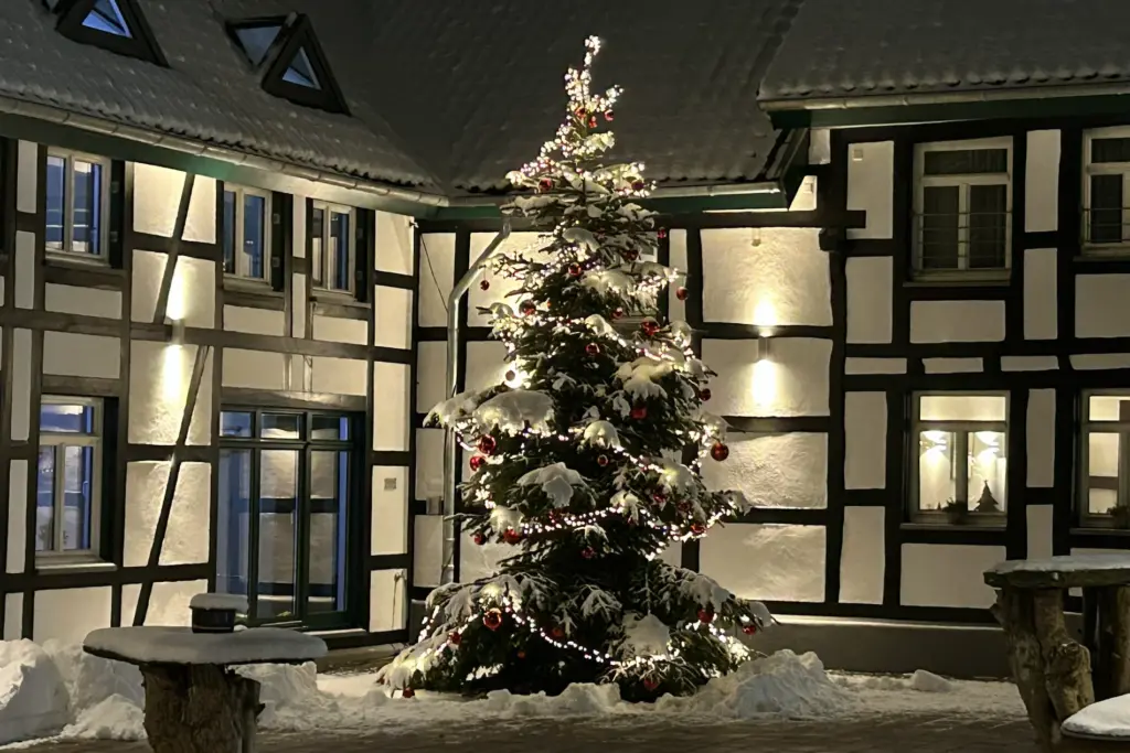 Weihnachtsbaum bei dem Kragemann Hoffest